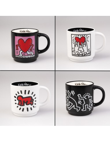Keith Haring - Set di 4 tazze in...