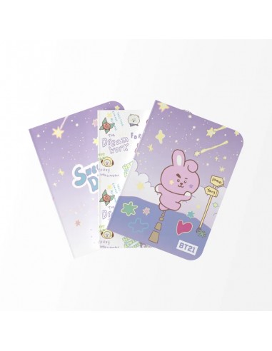 BT21 - Set di quaderni COOKY A6 (3...