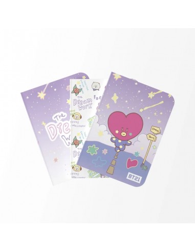 BT21 - Set di quaderni A6 TATA (3 pezzi)