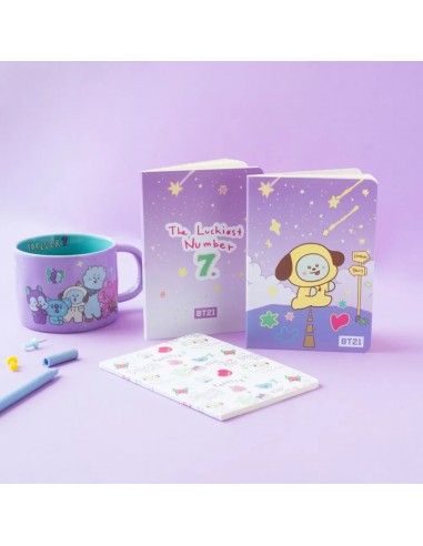 BT21 - Set di quaderni A6 CHIMMY (3...