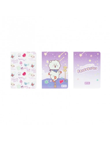 BT21 - Set di quaderni RJ A6 (3 pezzi)