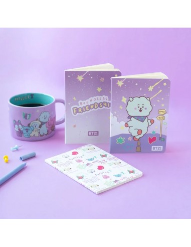 BT21 - Set di quaderni RJ A6 (3 pezzi)
