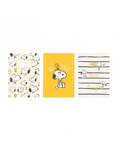 Snoopy - Set di quaderni A6 della...