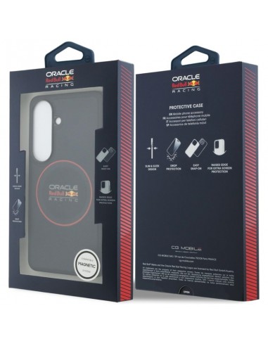 Custodia MagSafe con anello rosso a...