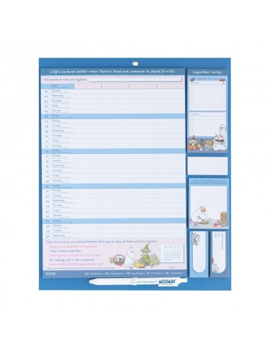Moomin - Calendario magnetico /...