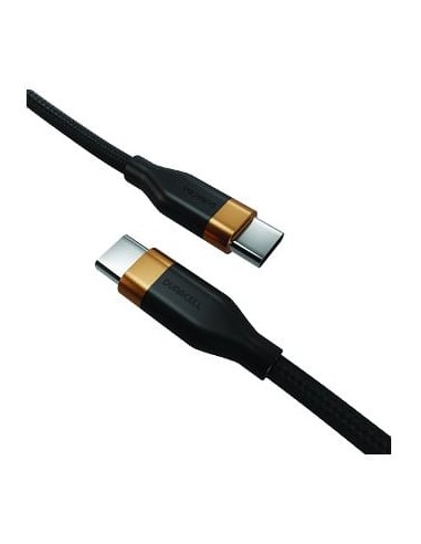 DURACELL CABLE USB-C TO USB-C 60W 1M...