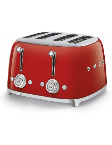 SMEG TOASTER 4x4 50´STYLE RED TSF03RDEU