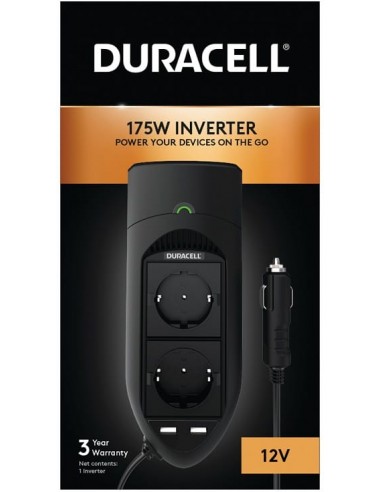 DURACELL POWER INVERTER 2X EU SOCKET...