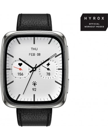 AMAZFIT ACTIVE 2 SQUARE BLACK LEATHER...