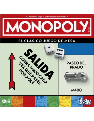 HASBRO MONOPOLY CLÁSICO ESPAÑOL