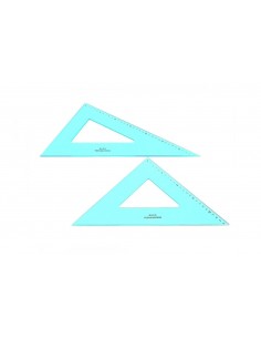 Set di Squadre 45o e 60o Tecnoschool 35 cm