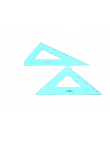 Set di Squadre 45o e 60o Tecnoschool...