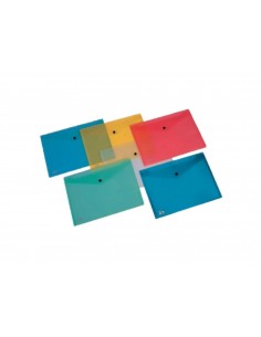 Busta con bottone A4 5 pezzi colori assortiti 2