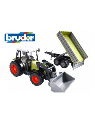 Trattore Claas Nectis 267F con benna