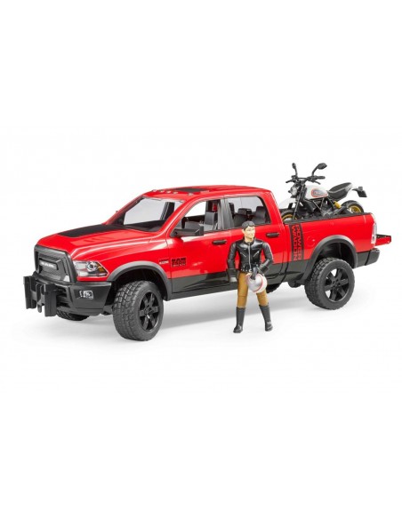 RAM 2500 Power Wagon con Ducati Scramblr Bruder