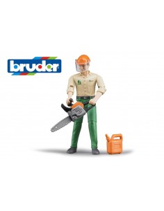 Omino forestale con accessori Bruder 2