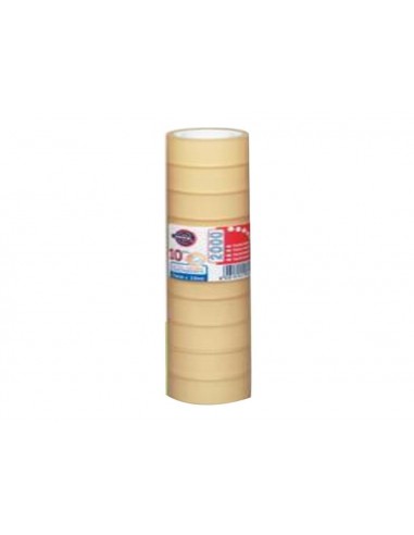 Nastro adesivo trasparente 15 mm x 33 m 10 pezzi