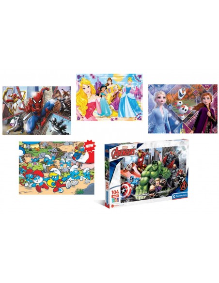 Puzzle 104 pezzi Maxi assortiti