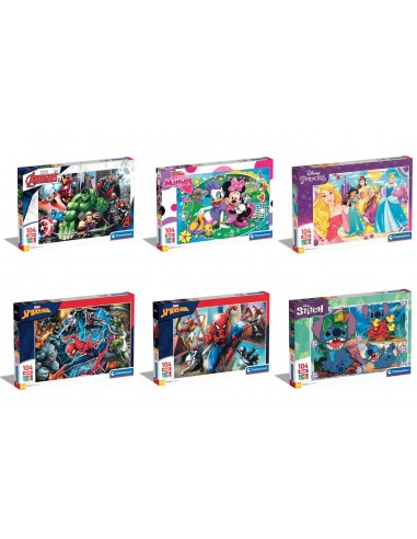 Puzzle 104 pezzi Maxi assortiti
