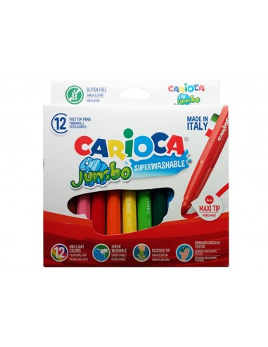 Pennarelli Carioca Jumbo da 12 pezzi