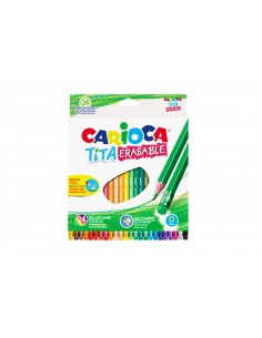 Pastelli Carioca Tita Cancellabili 24 pezzi