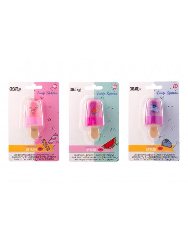 Create it  Candy Lip Gloss Ghiacciolo 3 assortimenti