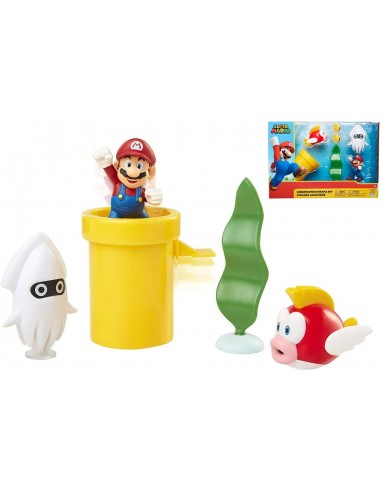 Super Mario Diorama Set Subacqueo