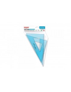 Set di Squadre 45o e 60o Tecnoschool 30 cm