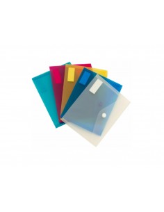 Buste c/bottone 145x105 cf.5 colori assortiti 2