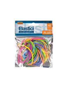 Elastici in bustine da 45 gr Fluo assortiti 2