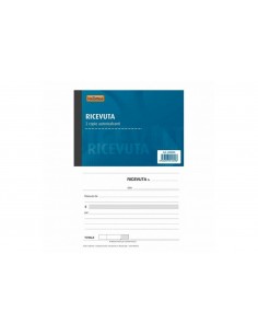 Blocco Ricevuta Generica 2 Copie Autoricalcanti 50 Moduli