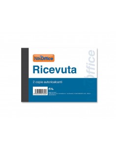 Blocco Ricevuta Generica 2 Copie Autoricalcanti 50 Moduli 2