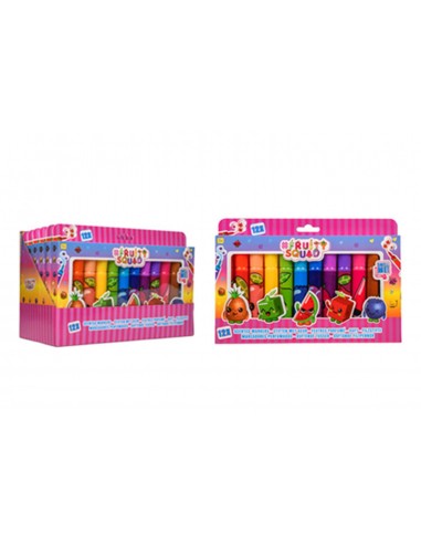 Fruity Squad 12 Pennarelli Maxi Profumati