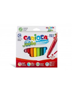 Pennarelli Carioca Jumbo da 24 pezzi
