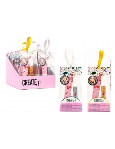 Create It Lip Gloss e Glitter Corpo
