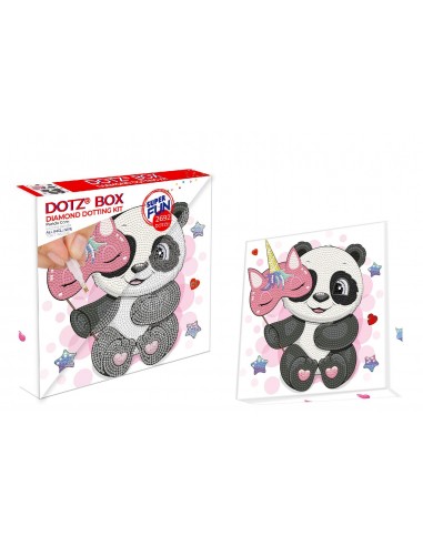 Diamond Dotz Box Panda Corn 22x22