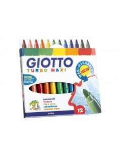 Pennarelli Giotto Turbo Maxi 12 pezzi