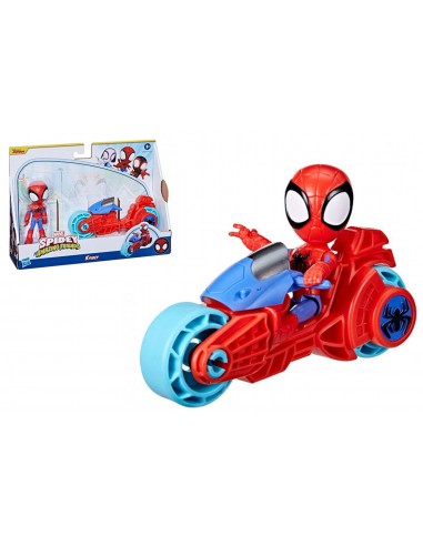 Spidey Personaggio con Moto