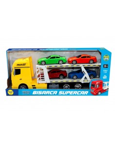 Camion bisarca con 4 auto Kidz Corner 2