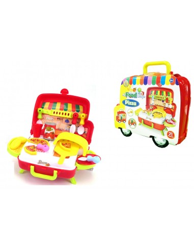 Camioncino Pizza 21 Accessori Playset