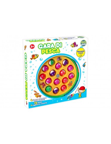 Gara di pesca con 15 pesci