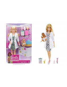 Barbie Pediatra con Bebe' e accessori