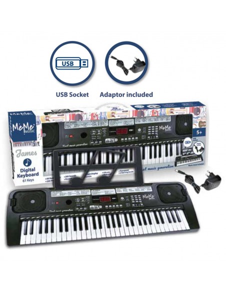 James2 Tastiera Digitale 61T USB BT
