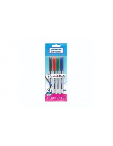 Penna gel jiffy paper mate ass.te bls. 4pz