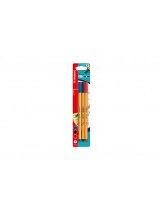 Penne Colorate Point 88 3 pezzi
