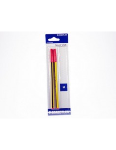Penna Noris Stick 434 rosso 2 pezzi Staedtler