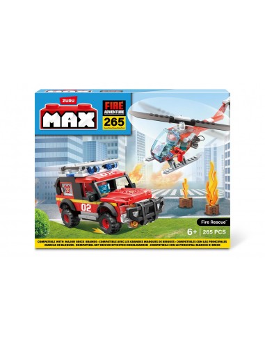 Max Pompieri 2 Veicoli Emergenza 265pz