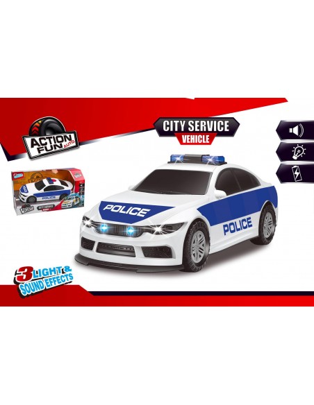 Auto Police Grande Luci Suoni Frizione