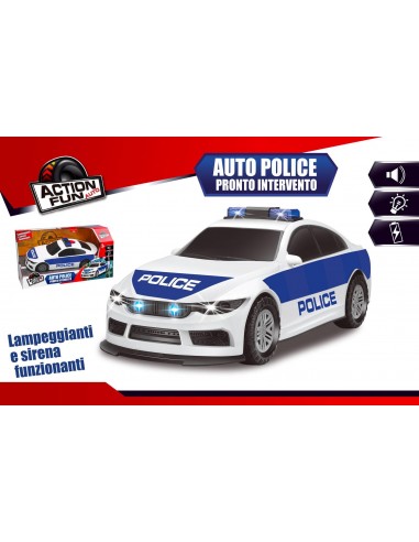 Auto Police Grande Luci Suoni Frizione