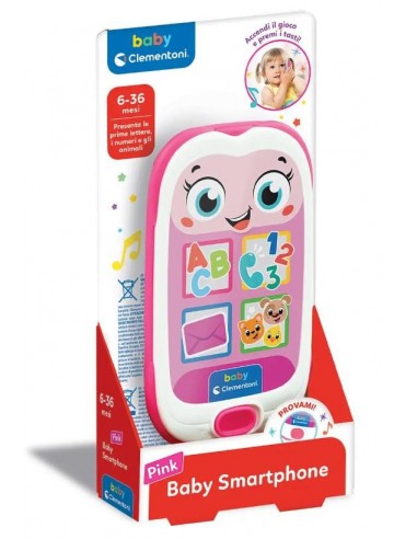 Baby Smartphone Pink Baby Clementoni